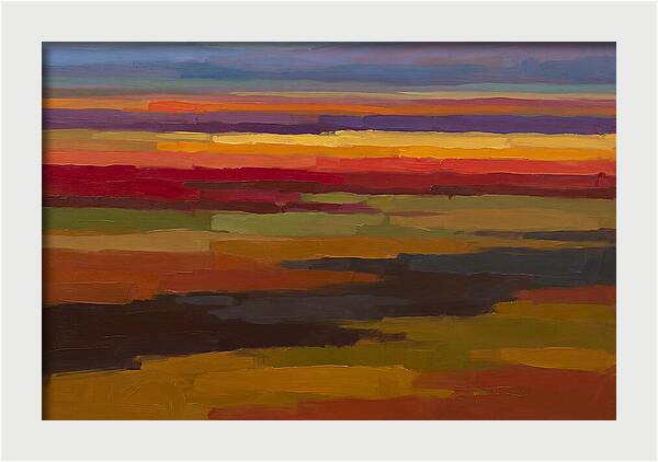 Tulip Field Stripes In Bright Colors