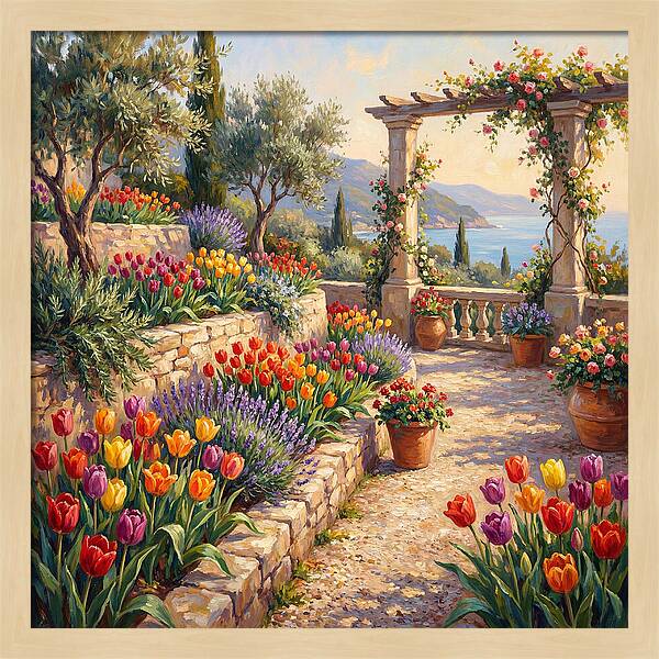 Tulip Field Tranquility 9186