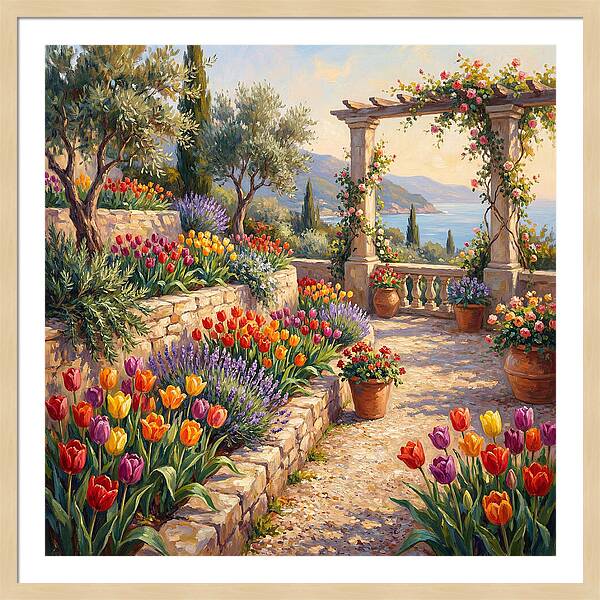 Tulip Field Tranquility 9186