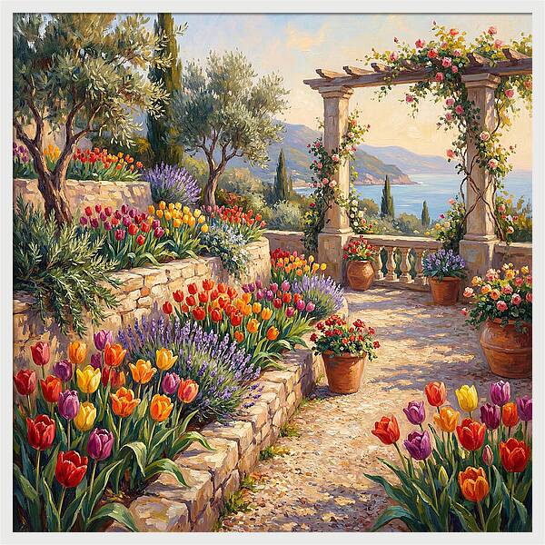 Tulip Field Tranquility 9186