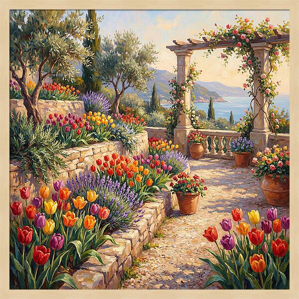 Tulip Field Tranquility 9186