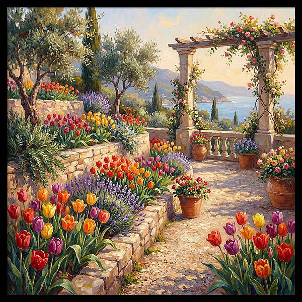 Tulip Field Tranquility 9186