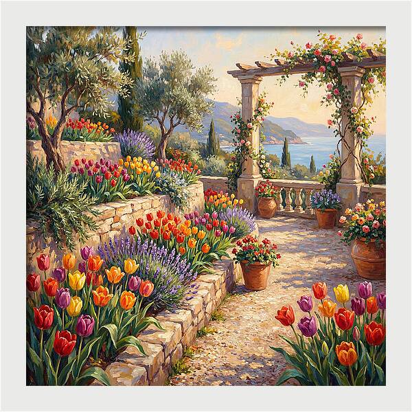 Tulip Field Tranquility 9186