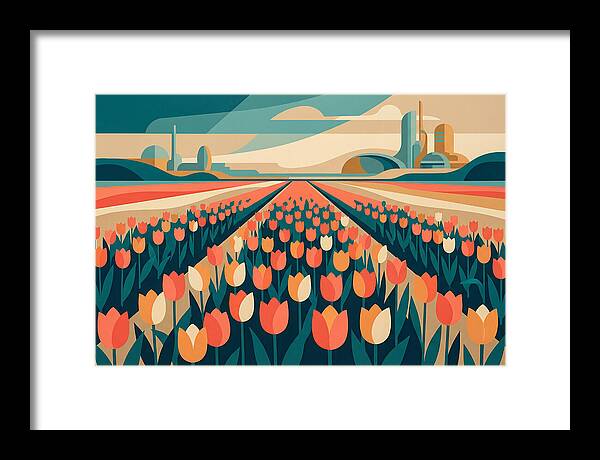 Tulip Fields In Bloom