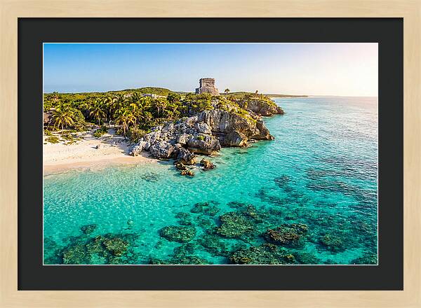 Tulum Ruins Overlooking Caribbean