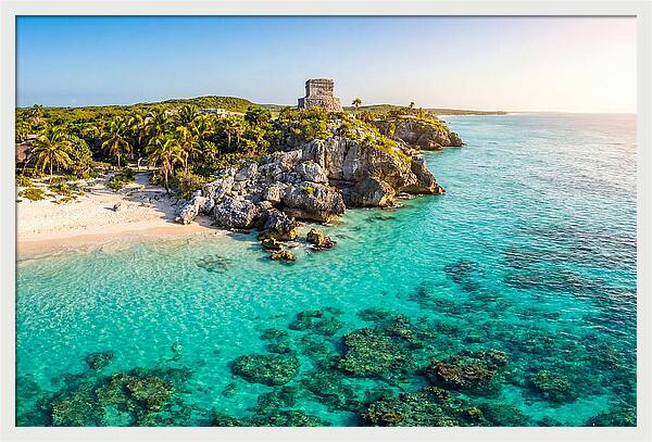 Tulum Ruins Overlooking Caribbean
