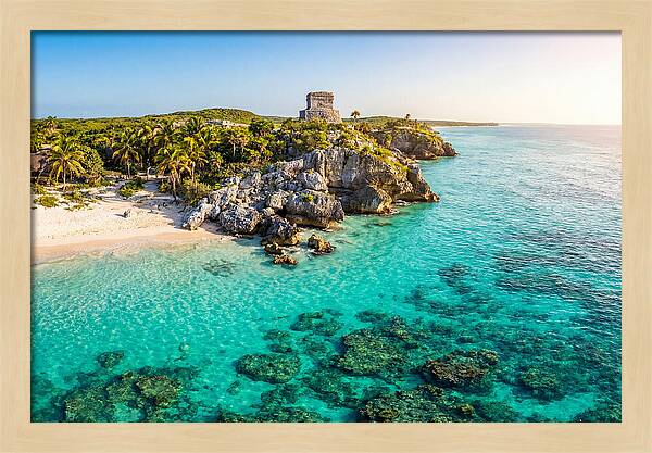 Tulum Ruins Overlooking Caribbean