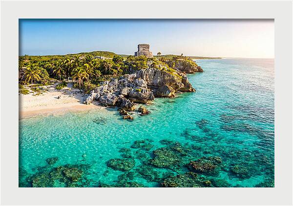 Tulum Ruins Overlooking Caribbean