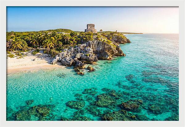 Tulum Ruins Overlooking Caribbean