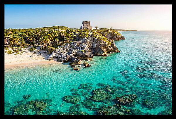 Tulum Ruins Overlooking Caribbean