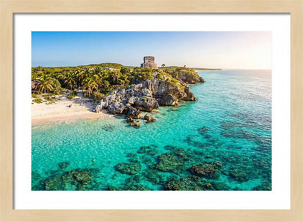Tulum Ruins Overlooking Caribbean