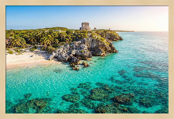 Tulum Ruins Overlooking Caribbean