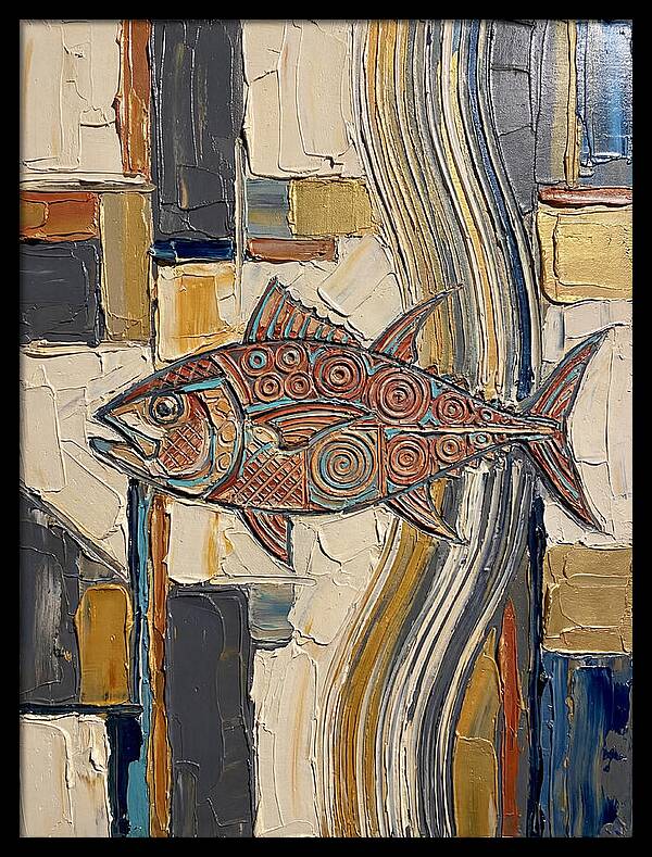 Tuna In Abstract Colors
