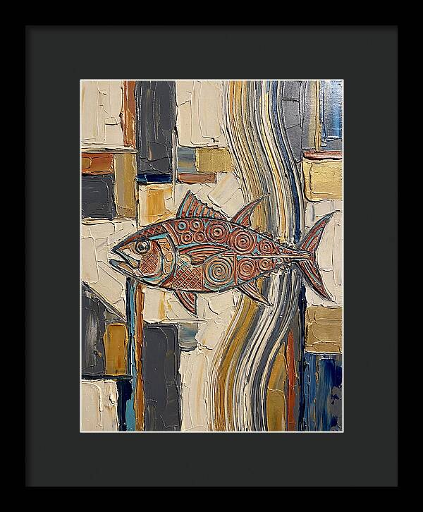 Tuna In Abstract Colors