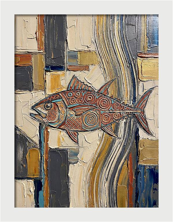 Tuna In Abstract Colors