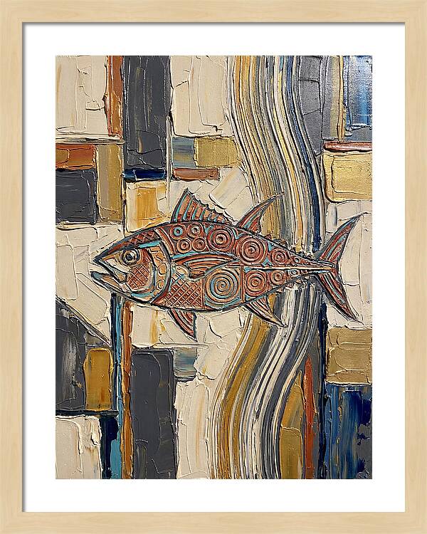 Tuna In Abstract Colors