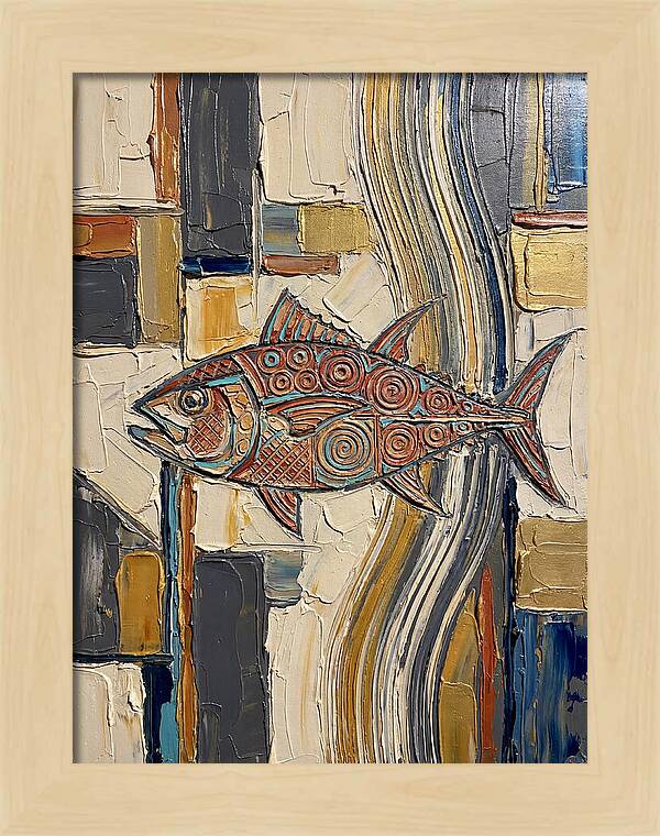 Tuna In Abstract Colors