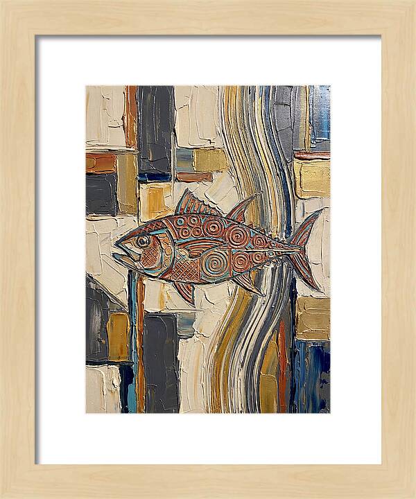 Tuna In Abstract Colors