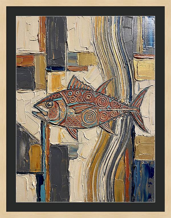 Tuna In Abstract Colors