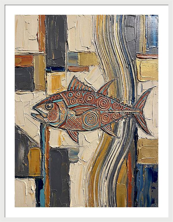 Tuna In Abstract Colors