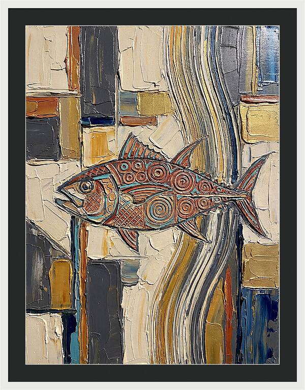Tuna In Abstract Colors