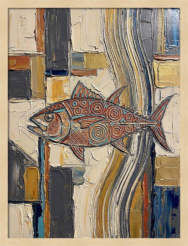 Tuna In Abstract Colors