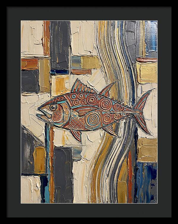 Tuna In Abstract Colors