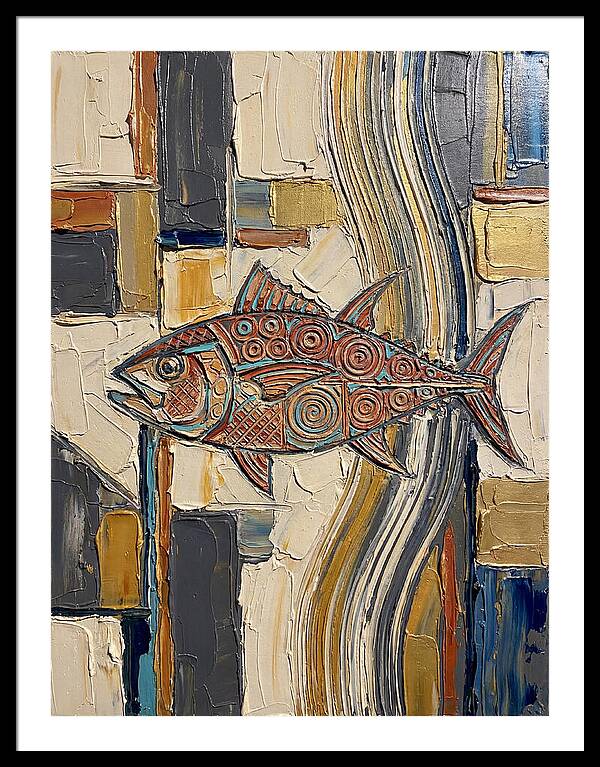 Tuna In Abstract Colors