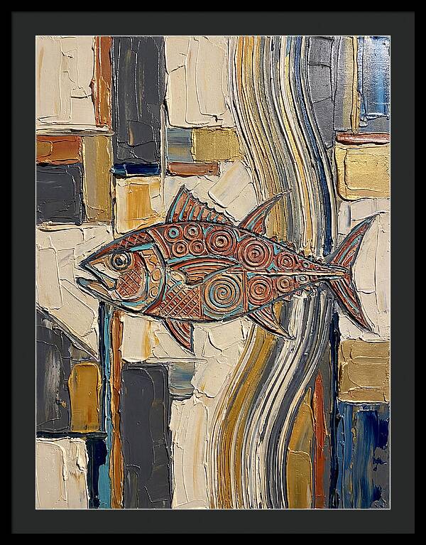 Tuna In Abstract Colors