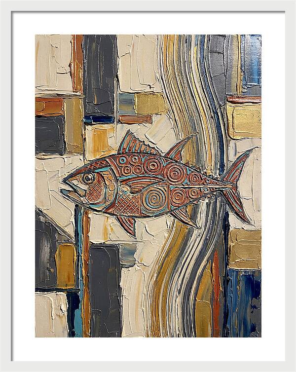 Tuna In Abstract Colors
