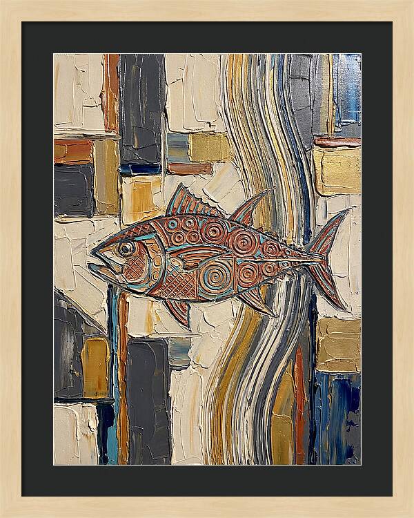 Tuna In Abstract Colors