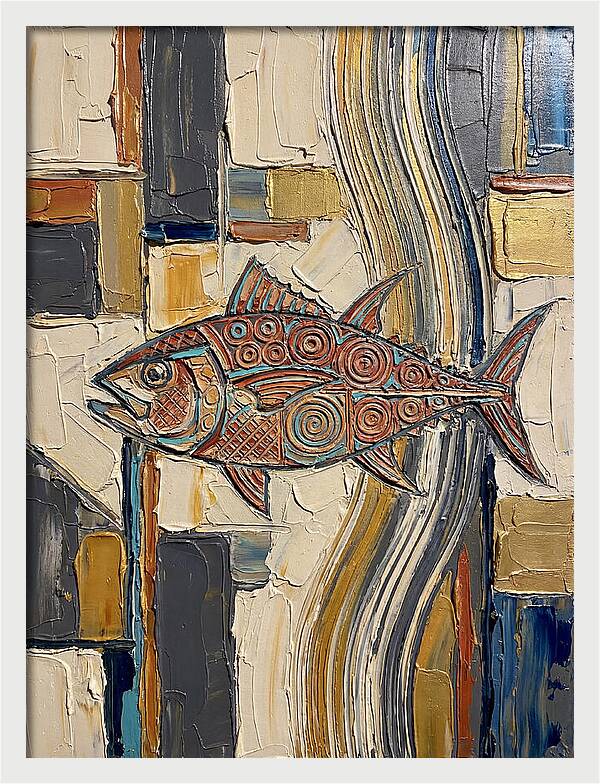 Tuna In Abstract Colors