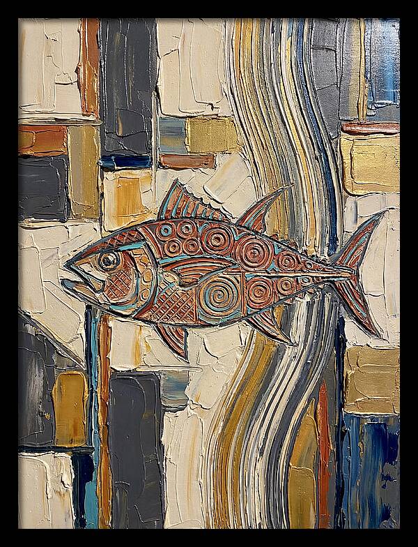 Tuna In Abstract Colors