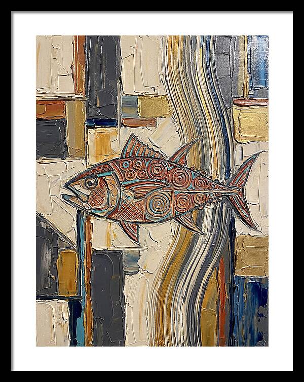 Tuna In Abstract Colors