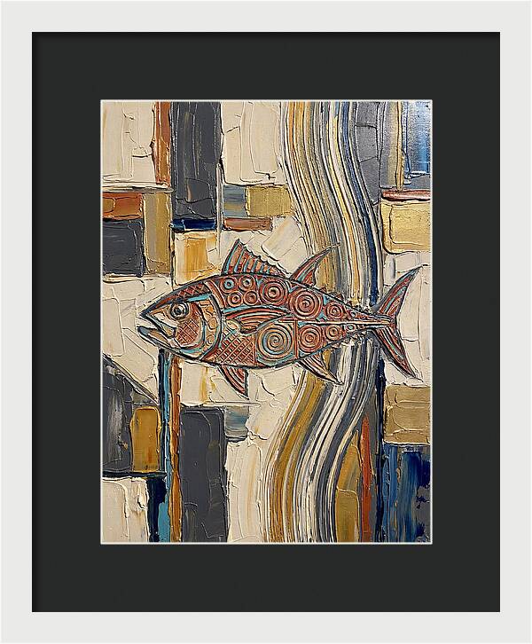 Tuna In Abstract Colors