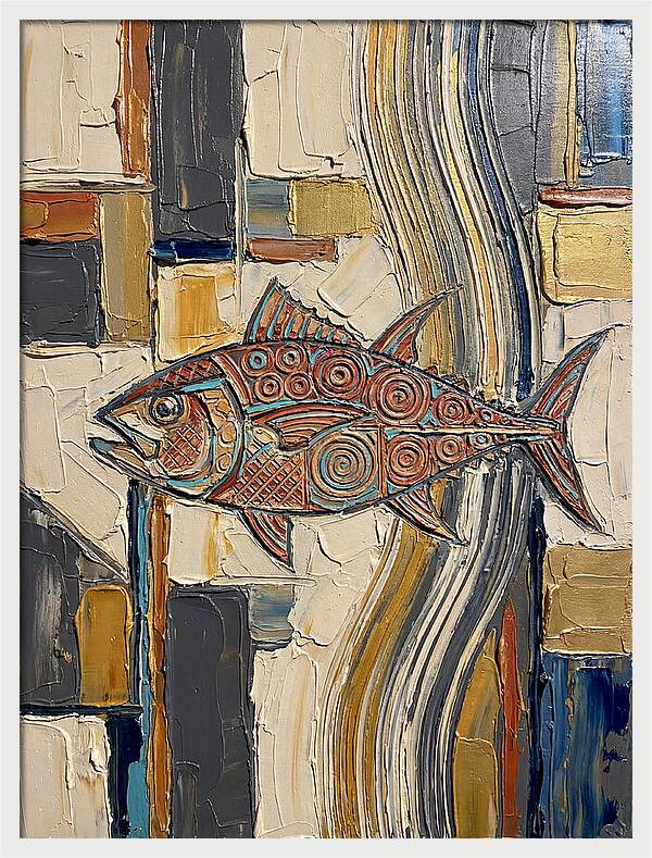 Tuna In Abstract Colors