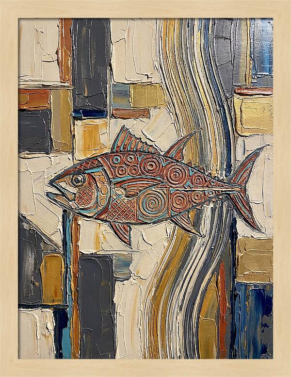 Tuna In Abstract Colors