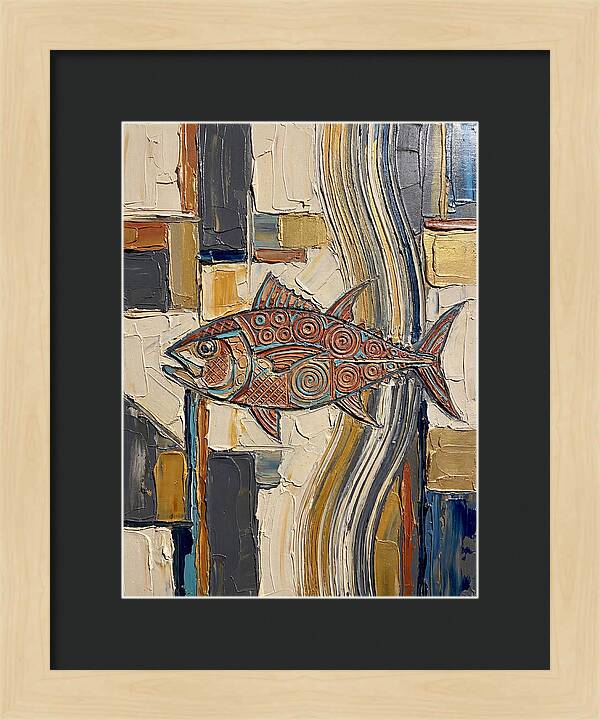 Tuna In Abstract Colors