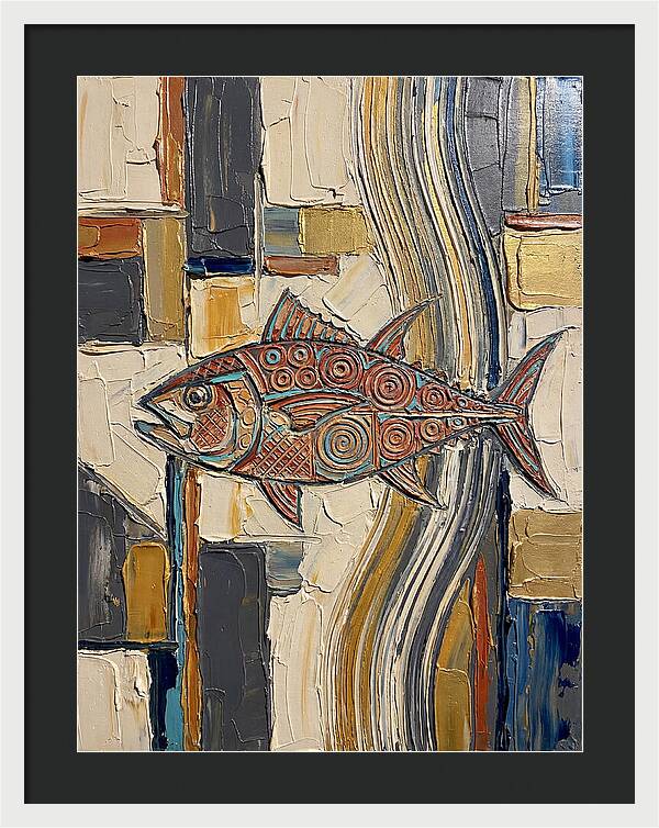 Tuna In Abstract Colors