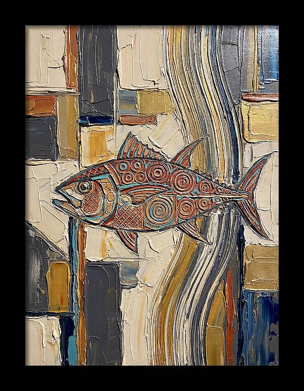 Tuna In Abstract Colors