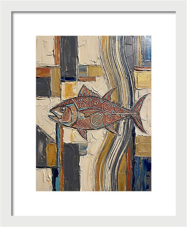 Tuna In Abstract Colors