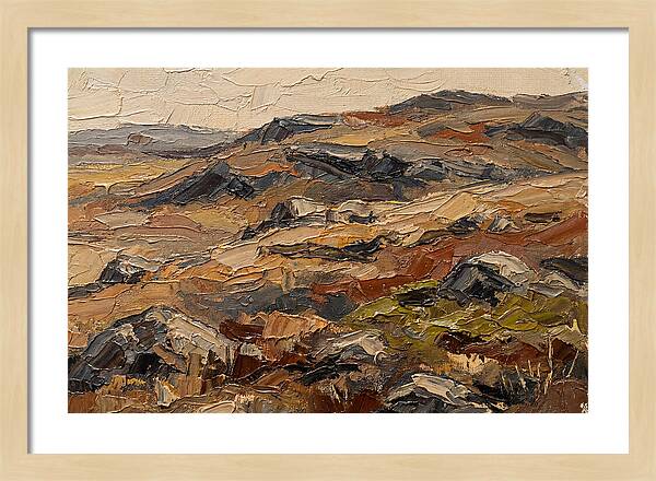 Tundra Landscape In Earthy Tones