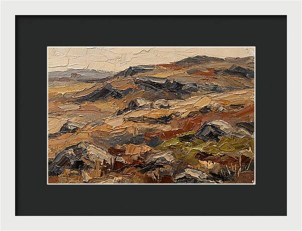 Tundra Landscape In Earthy Tones