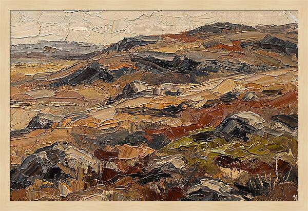Tundra Landscape In Earthy Tones