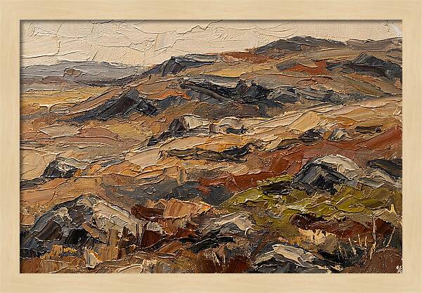 Tundra Landscape In Earthy Tones