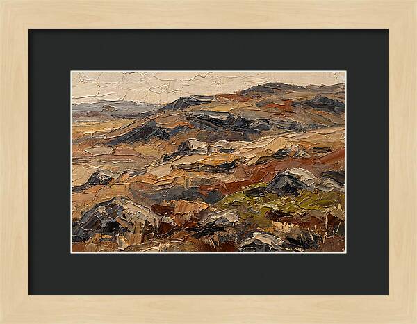 Tundra Landscape In Earthy Tones