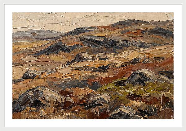 Tundra Landscape In Earthy Tones