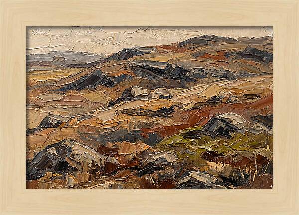 Tundra Landscape In Earthy Tones