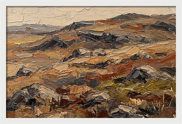 Tundra Landscape In Earthy Tones