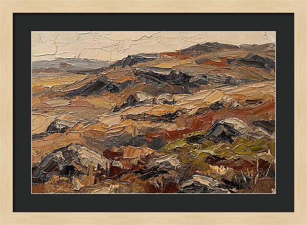 Tundra Landscape In Earthy Tones